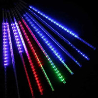 Новорічна гірлянда XMAS Sticks M 50 см мультиколір тепле біле світло